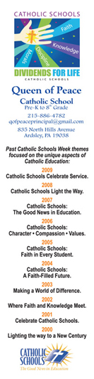 Catholic Schools Week Pencils 