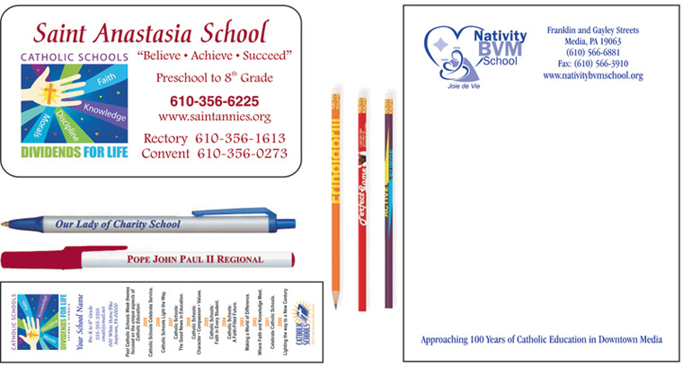 Catholic Schools Week Pens and Pencils